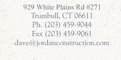 Jordan Construction Fairfield County Connecticut